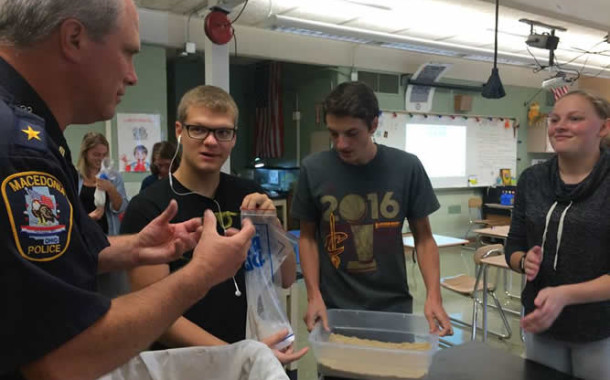 From the Macedonia Police Department: Forensic Class at Nordonia High School