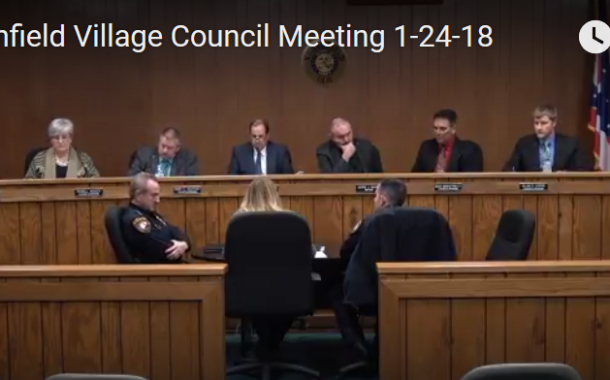 Northfield Village Council Meeting 1-24-18