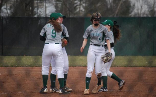 Varsity Girls Softball: 4-11-18 - Lady Knights beat Wadsworth 8-6 at home