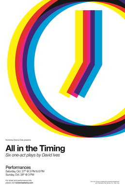The Nordonia High School Drama Club will present All in the Timing by David Ives as this year’s fall production.