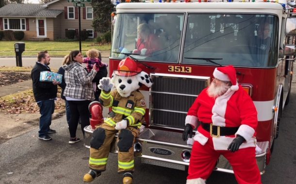 Santa Visited Northfield Village