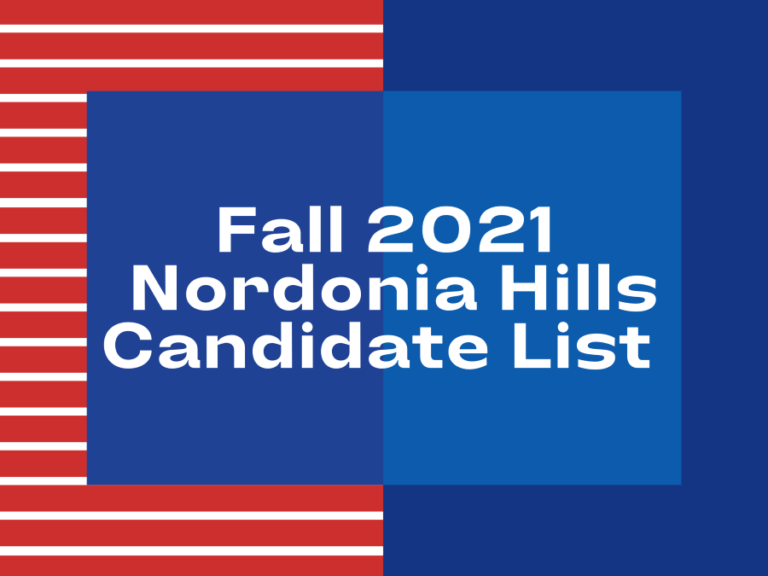Fall Nordonia Hills Candidate List 2021