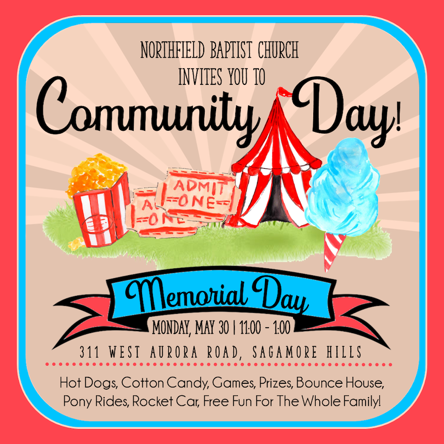 Northfield Baptist Church invites you to Community Day Nordonia Hills