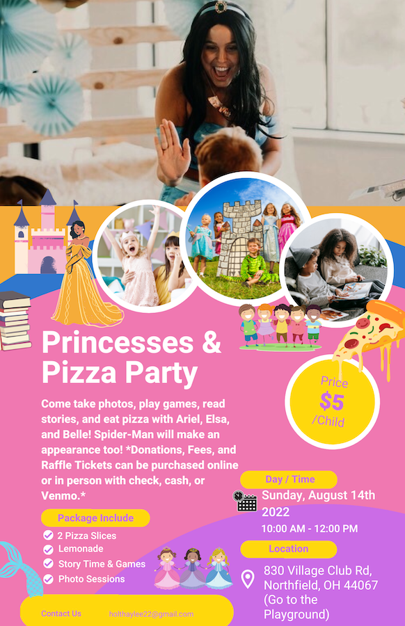 Princesses and Pizza Event for Kids