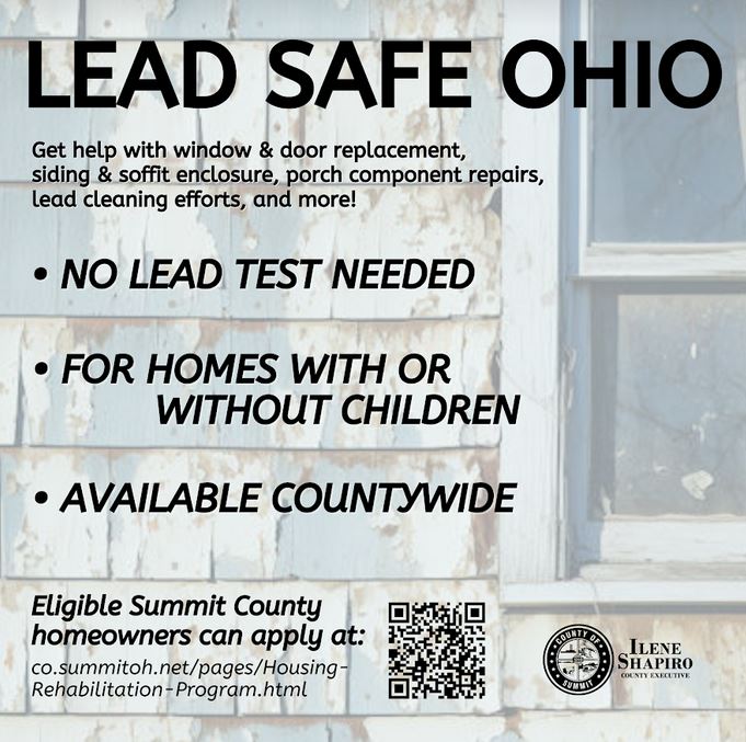 County encouraging residents to apply for lead removal program