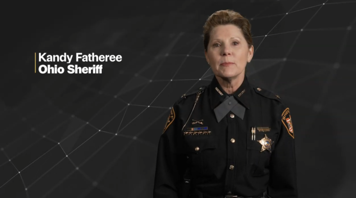 Summit County Sheriff Kandy Fatheree participating in National Sheriffs’ Association anti-scam awareness campaign.