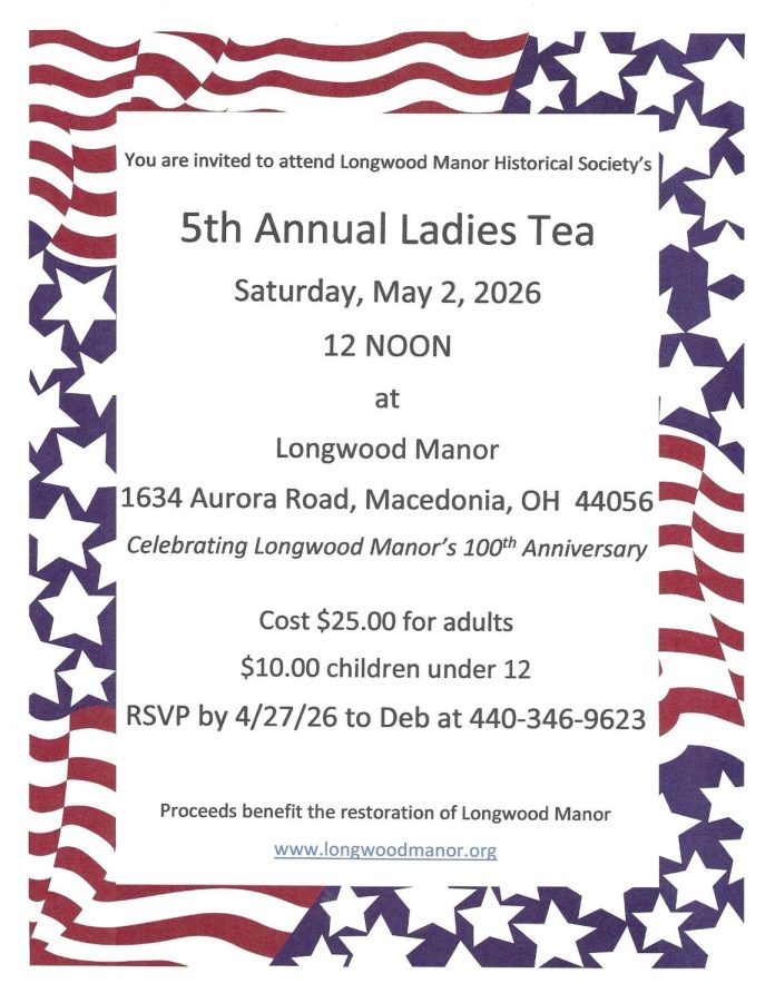 Patriotic Tea Event at Macedonia’s Historic Longwood Manor